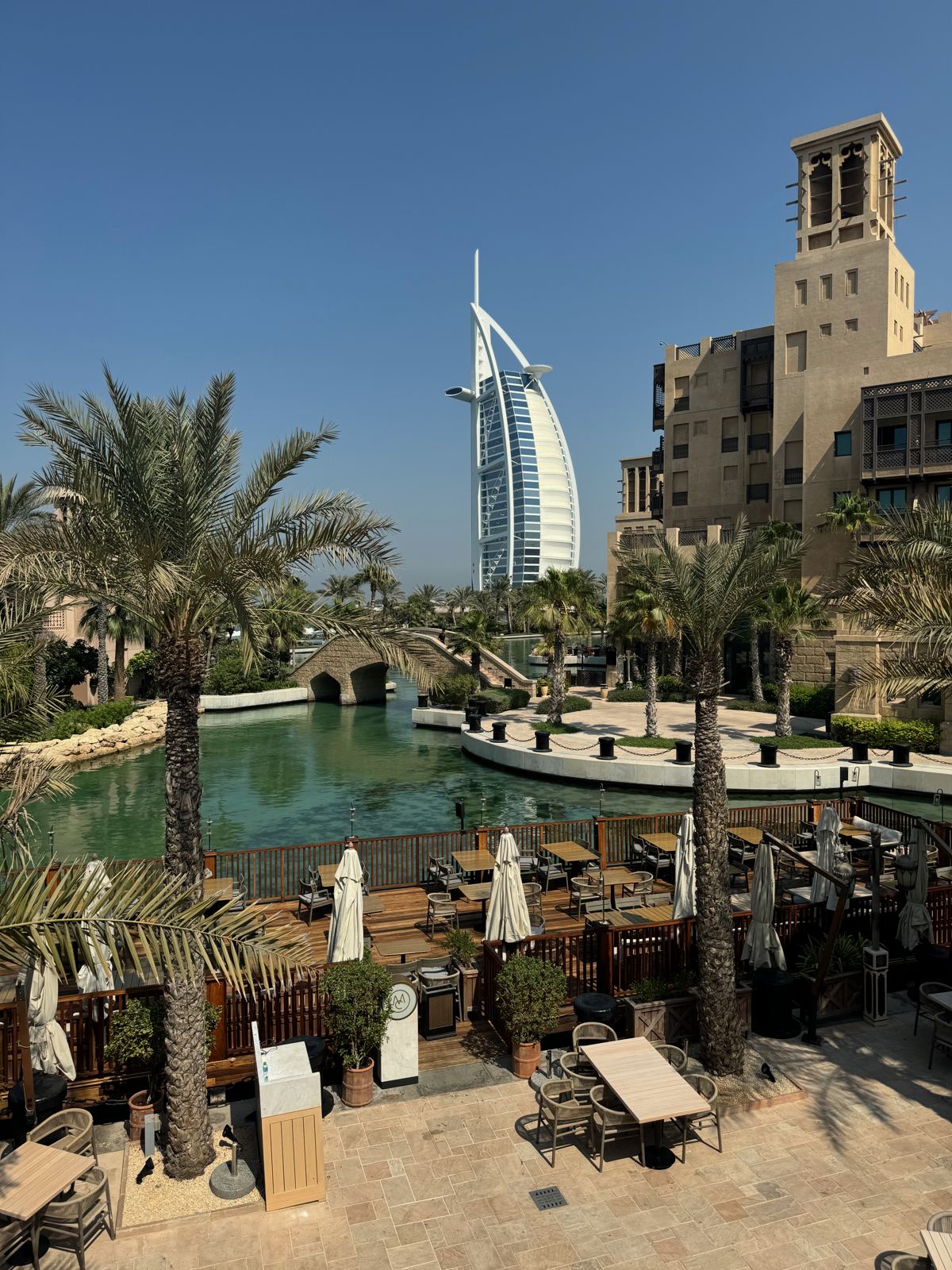 Blick auf das Burj al Arab