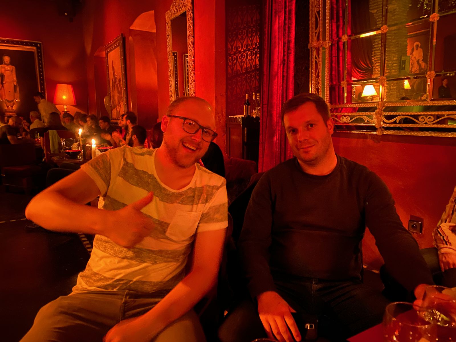 Abend in einem Lokal in Marrakesch